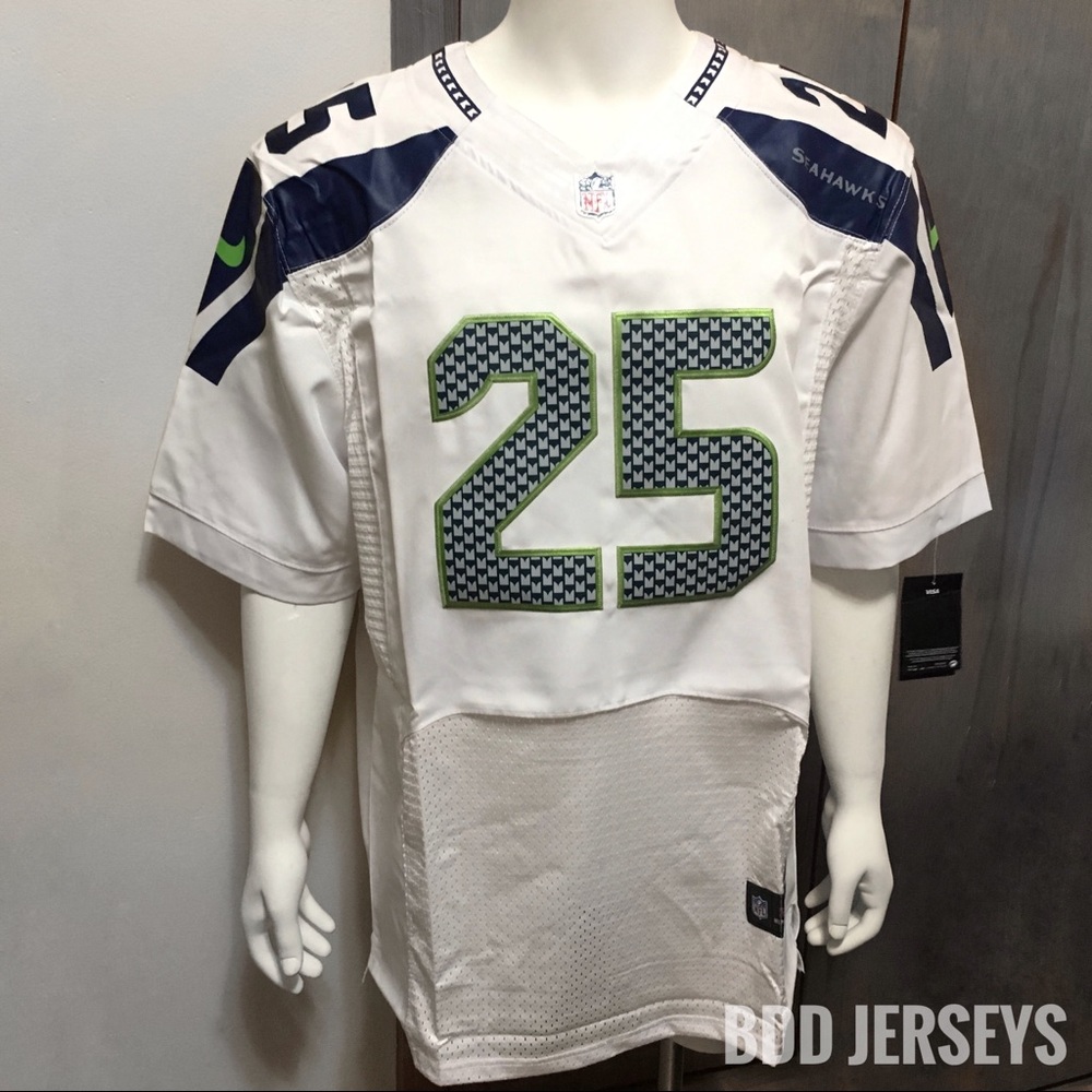 Seattle Seahawks Sherman #25 Jersey -grey numbers